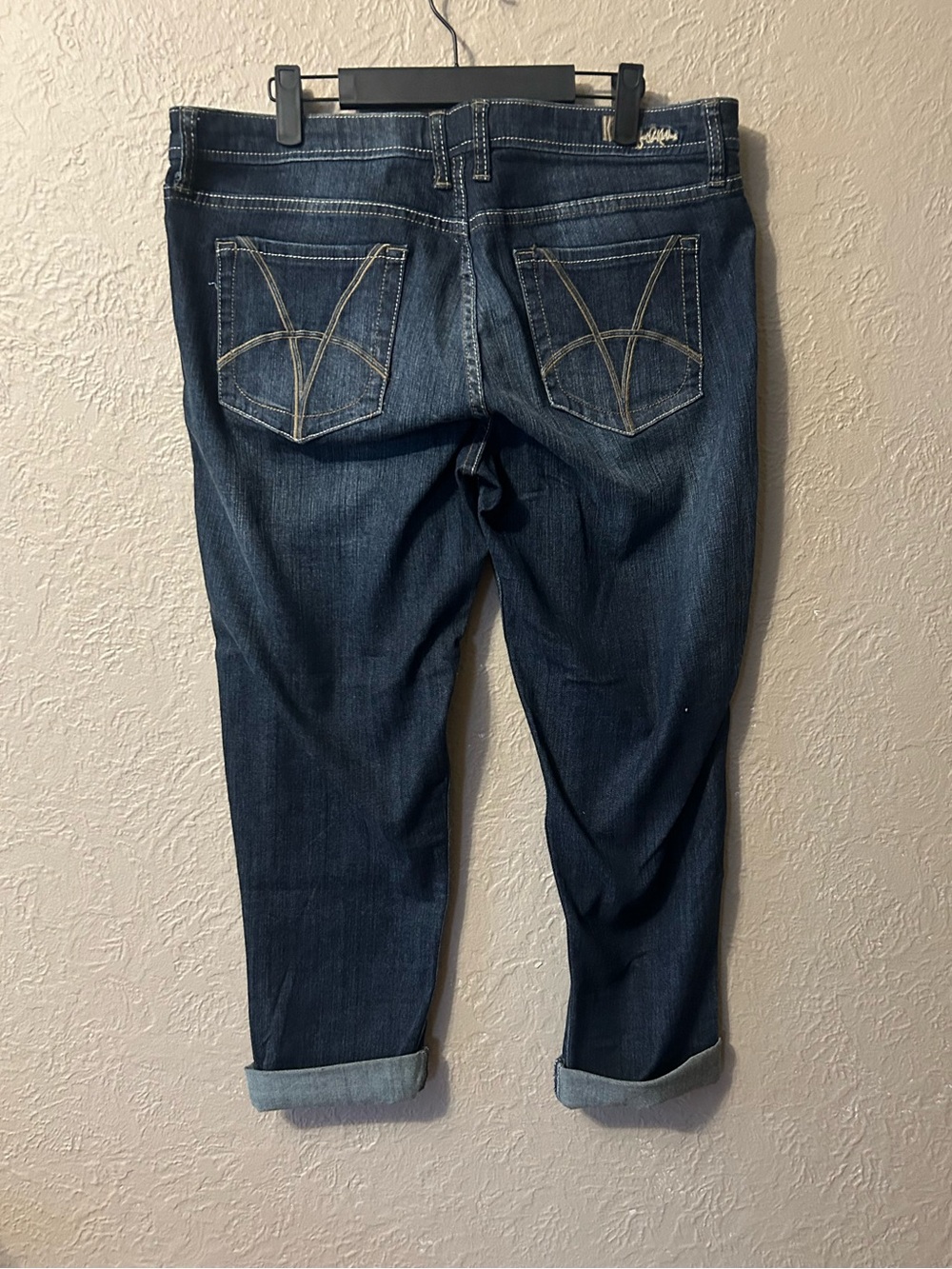 Kut from the Kloth Dark Blue Cropped Jeans - Picture 6 of 6